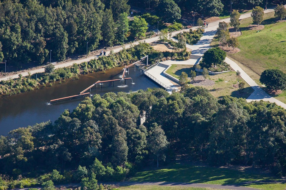 Water Falls, Sydney Park - photo Ian Hobbs