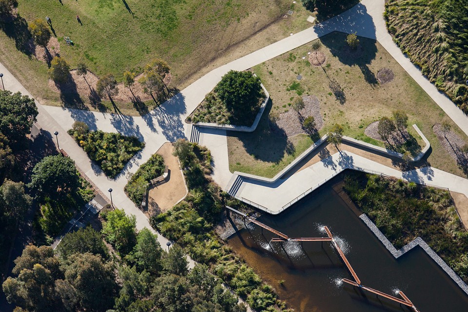 Water Falls, Sydney Park - photo Ian Hobbs