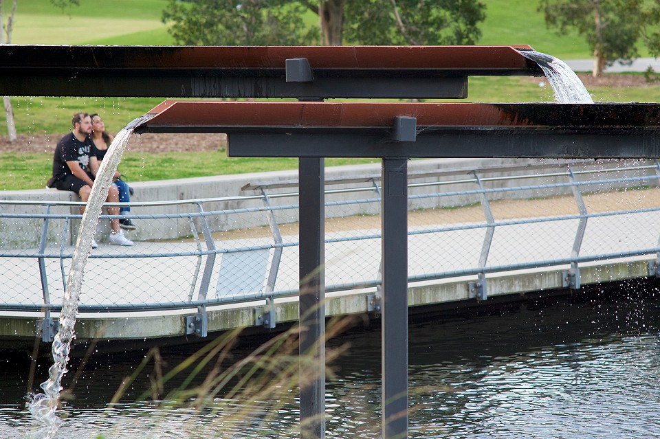 Water Falls, Sydney Park - photo Ian Hobbs